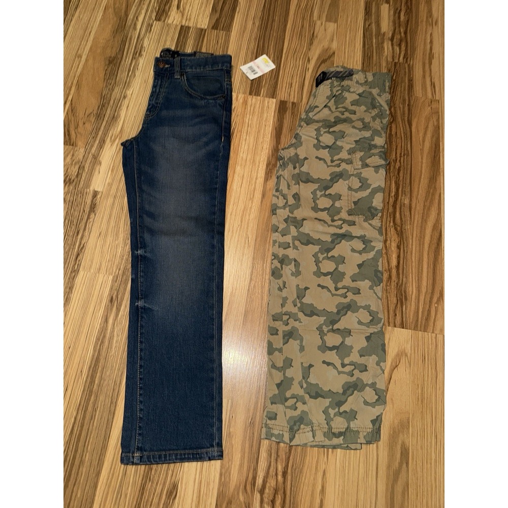 NEW Boys Lucky Classic Straight Jeans Carters‎ Camouflage EUC Pants Sz 10 Lot